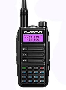 Портативная радиостанция Baofeng UV-16 PRO ЧЕРНЫЙ   / 1800мАч ( 136-174 / 400-480) МГц /  128 кан. /  5 Вт